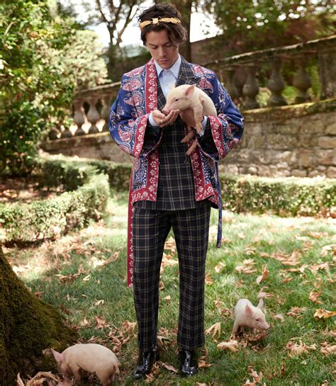 gucci harry styles tailoring|gucci harry styles collection.